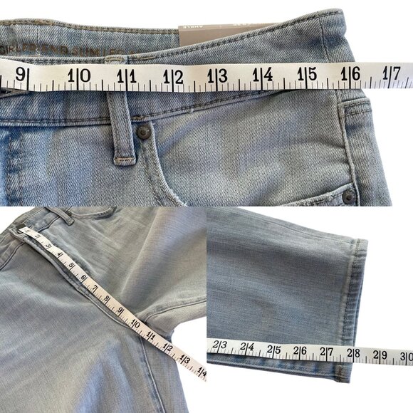 Chico's So Slimming Girlfriend Jeans Slim Ankle Leg Size 0.5 US 6 Indigo Wash - Picture 4 of 8